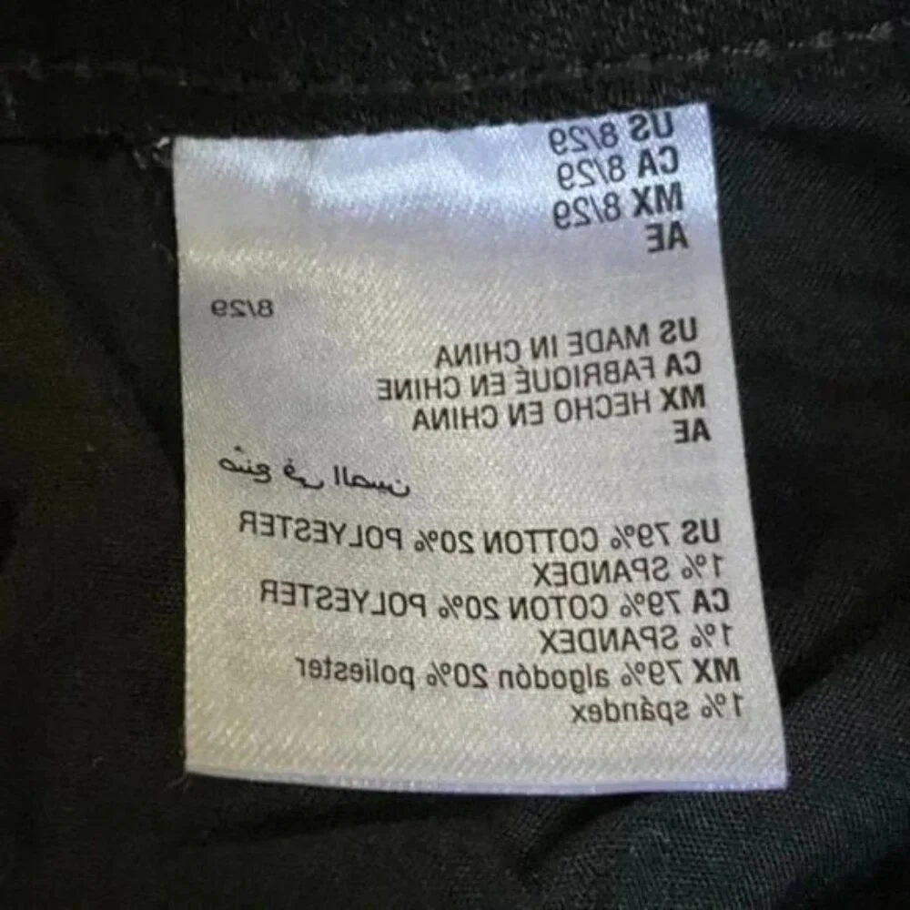 INC International Concert Women’s size 8/29 Jeans 733001756064 Black - Picture 8 of 9